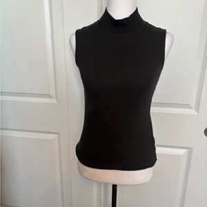 Rachel Zoe Black Fitted Tank Top